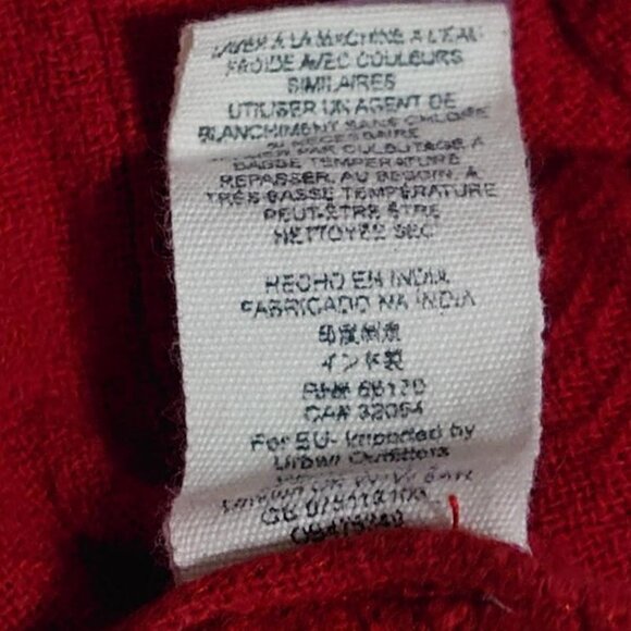 Free People In the Clear 100% Cotton Red Embroidered Shirt Tunic Dress - Picture 13 of 14